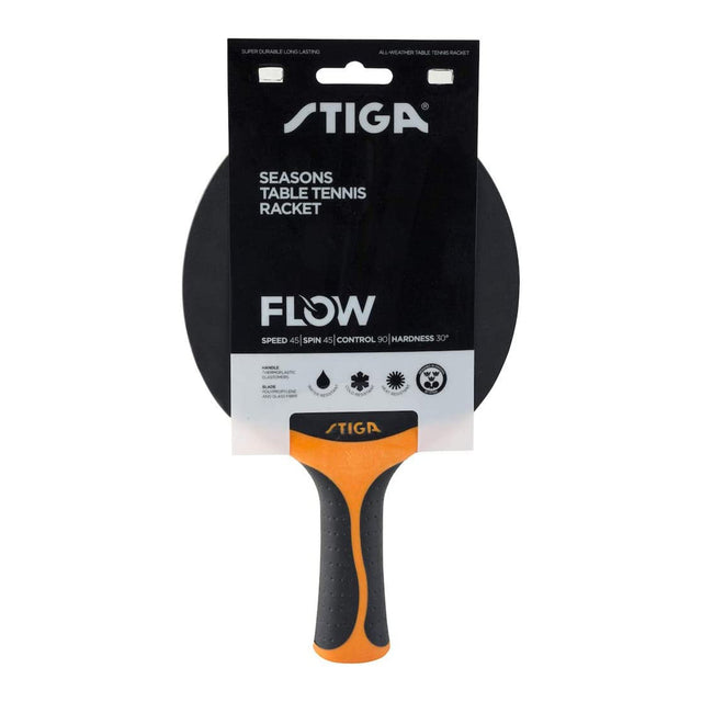 Paleta Tenis de Mesa  SEASONS FLOW Negro/Naranjo