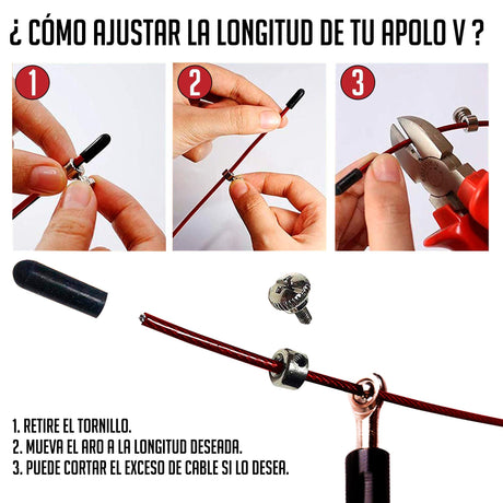 Cuerda Para Salto APOLO V Ajustable