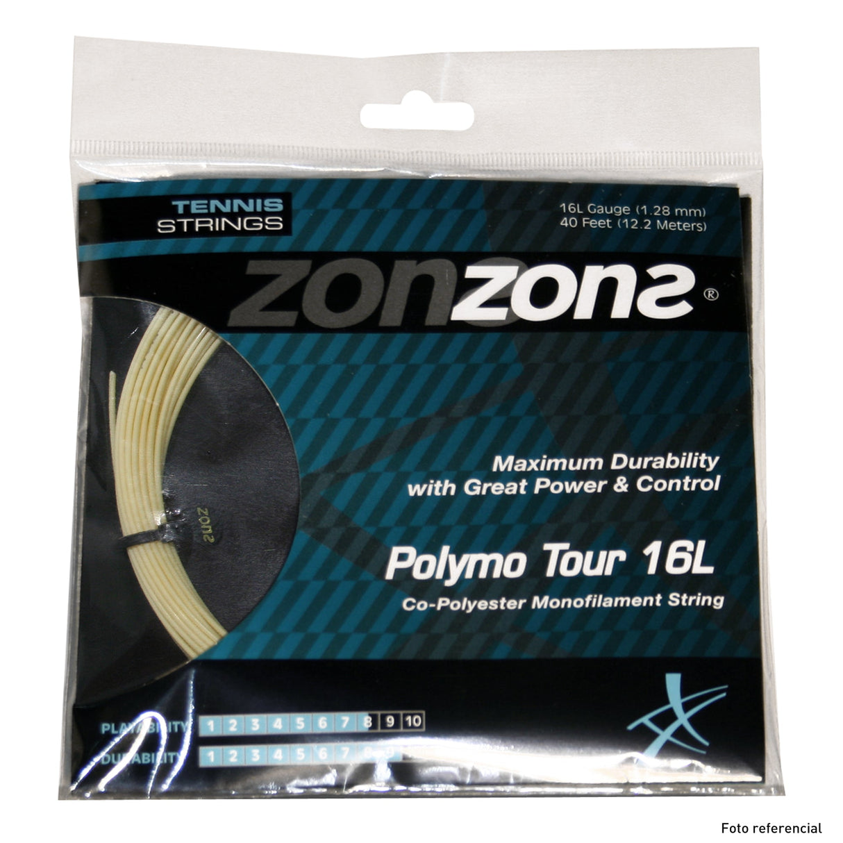 Set Cuerda Tenis POLYMO TOUR 1.28 / 16L Ambar