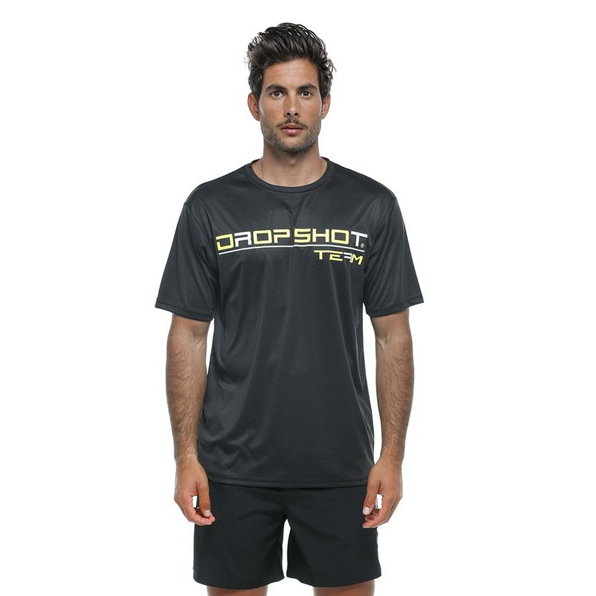 Polera Hombre TEAM DS Negro/Amarillo 2020