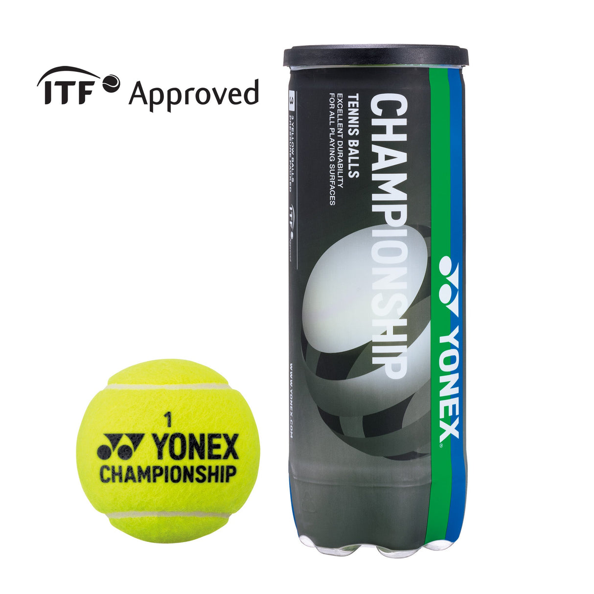 Tarro Tenis CHAMPIONSHIP X3 BLACK YONEX