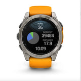 Smart Watch fēnix® 8 Garmin – 51mm Amoled Sapphire Spark Orange - Rideshop