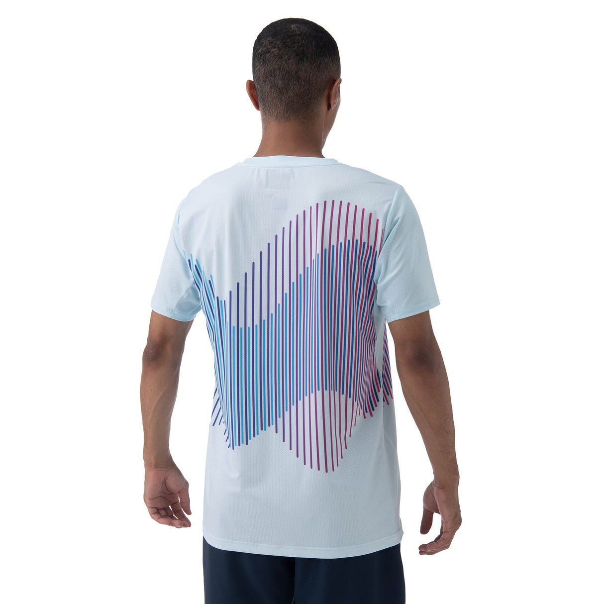 Polera Hombre Crew Neck 10562 Azul Cristal 2024