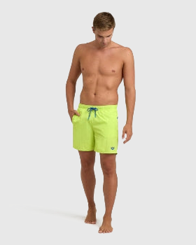 TRAJE DE BAÑO HOMBRE ARENA PRO_FILE BEACH BOXER VERDE - fondo #E8E8E8