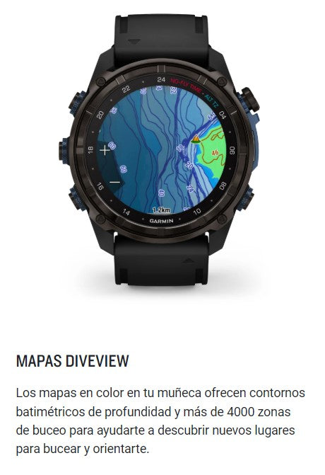 Reloj Inteligente Garmin Descent™ Mk3i 51mm Correa de Titanio