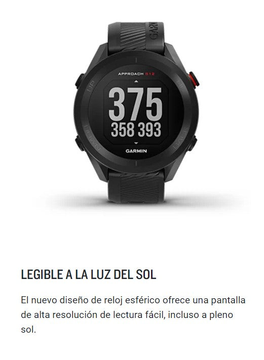 Reloj Inteligente Garmin Approach® S12 Negro