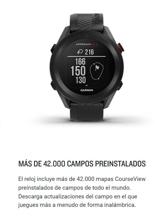 Reloj Inteligente Garmin Approach® S12 Negro