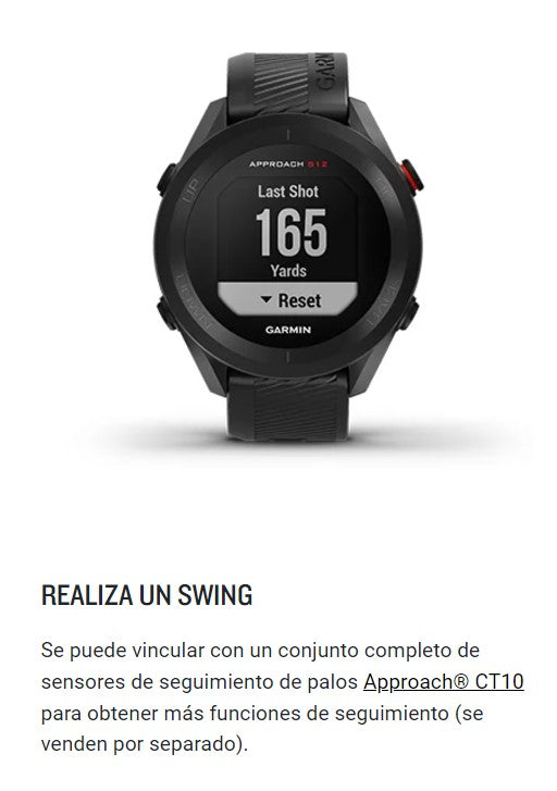 Reloj Inteligente Garmin Approach® S12 Negro