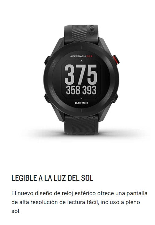 Reloj Inteligente Garmin Approach® S12 Negro