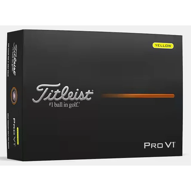 Pelotas de Golf Titleist ProV1 Amarillas 2025 Docena