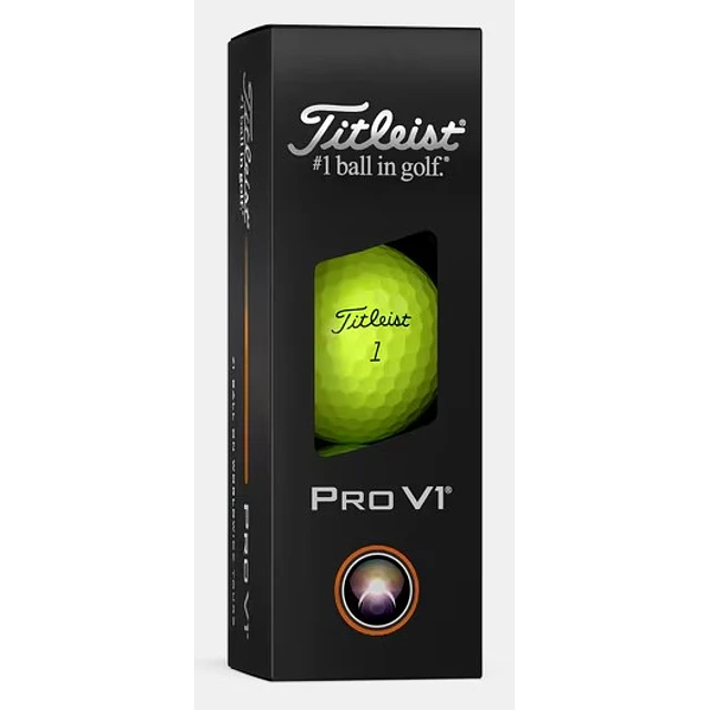 Pelotas de Golf Titleist ProV1 Amarillas 2025 Docena