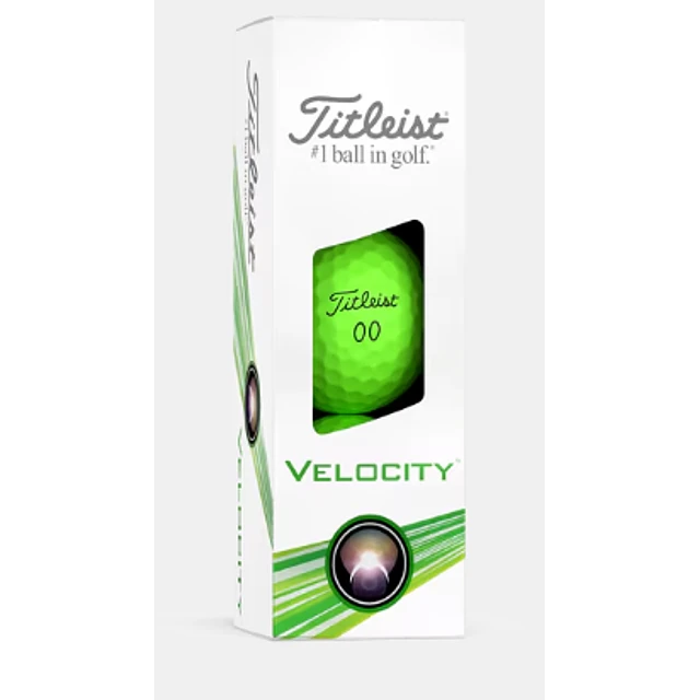 Pelotas de Golf Titleist Velocity Docena Verdes