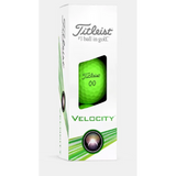 Pelotas de Golf Titleist Velocity Docena Verdes