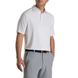 Polera de Golf Footjoy Solid Lisle Blanco