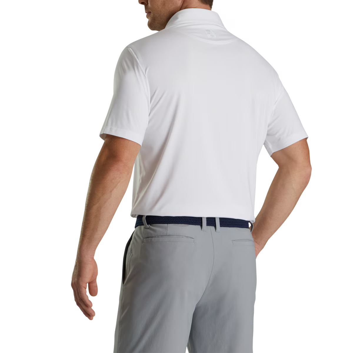 Polera de Golf Footjoy Solid Lisle Blanco
