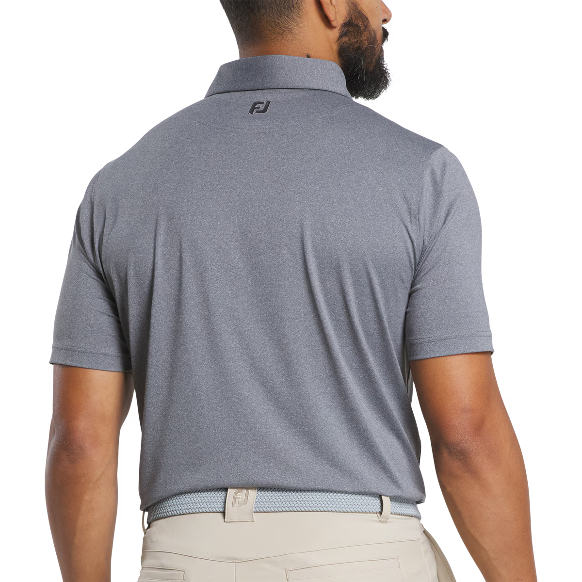 Polera de Golf Footjoy Solid Lisle Gris