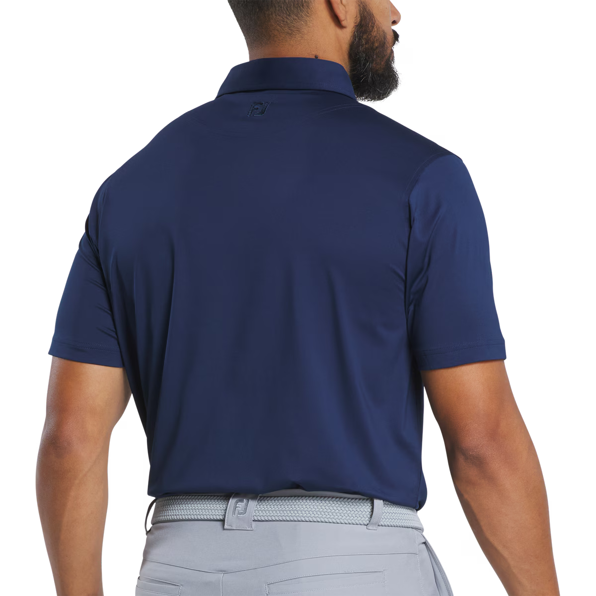 Polera de Golf Footjoy Solid Lisle Azul