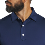 Polera de Golf Footjoy Solid Lisle Azul