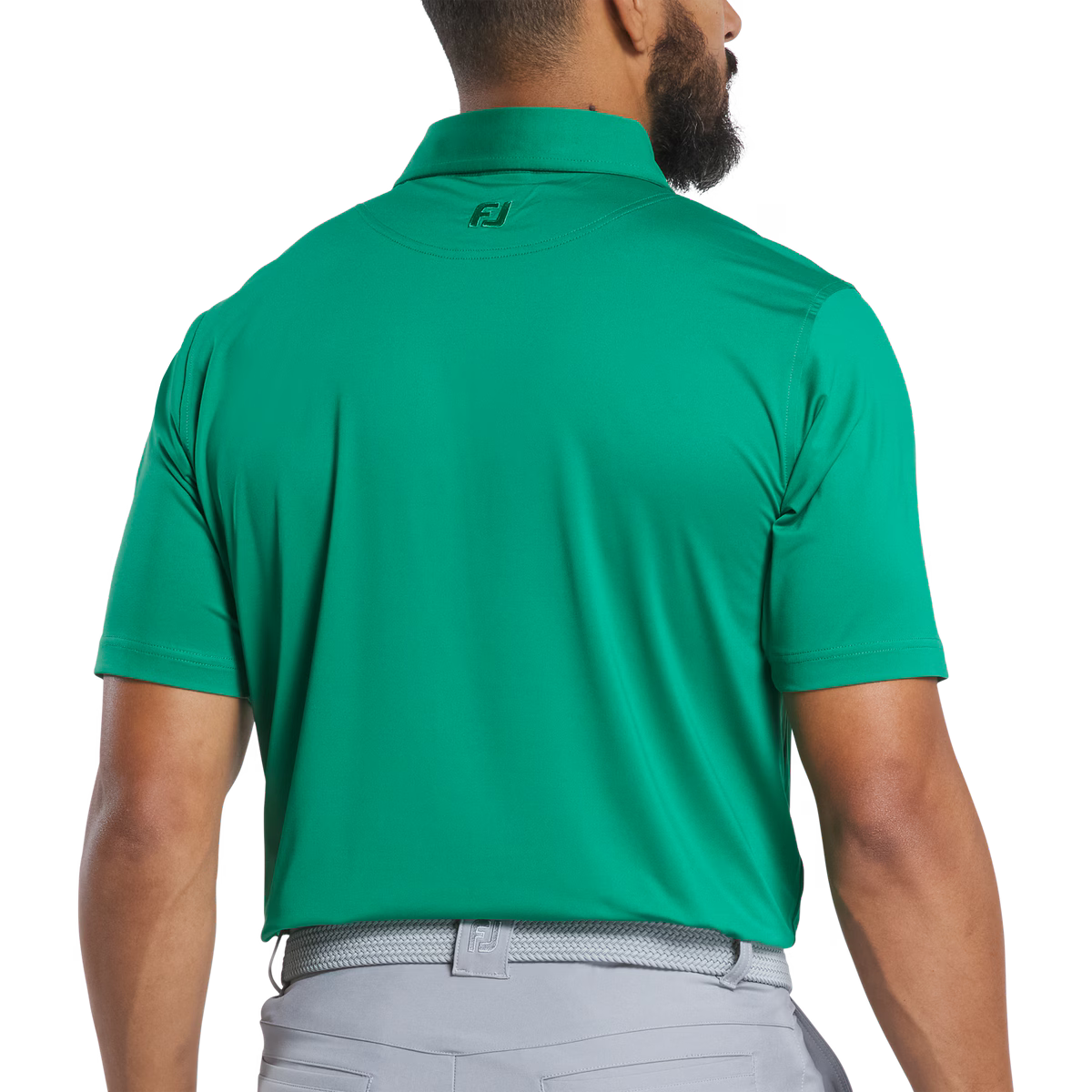 Polera de Golf Footjoy Solid Lisle Verde