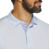 Polera de Golf Footjoy Lisa Deco Diamond Blanco Azul