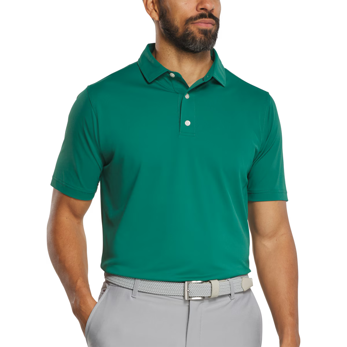 Polera de Golf Footjoy Solid Pique Verde