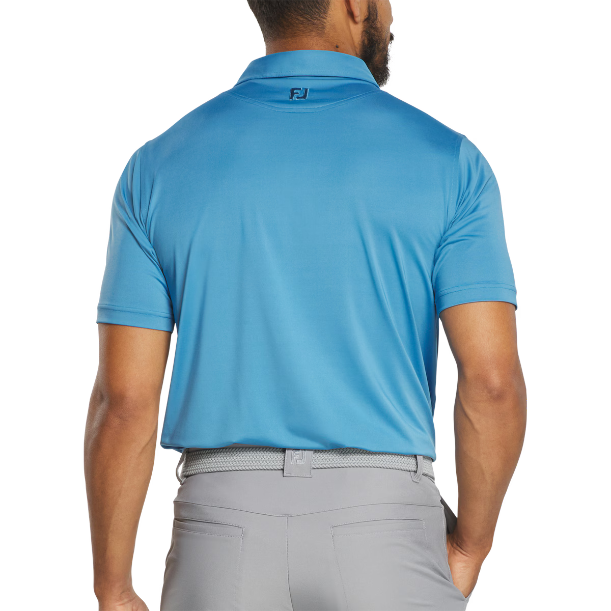 Polera de Golf Footjoy Solid Lisle Celeste