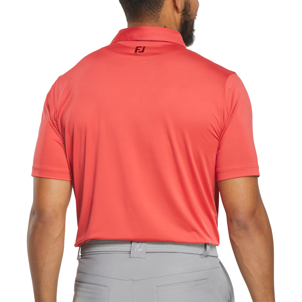 Polera de Golf Footjoy Solid Lisle Rojo