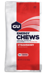 Caja de Gomitas Chews Strawberry Gu Energy - Rideshop