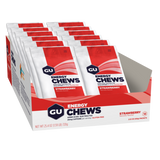Caja de Gomitas Chews Strawberry Gu Energy - Rideshop