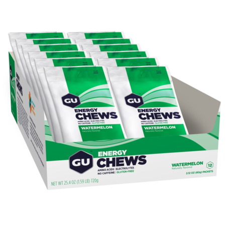 Caja de Gomitas Chews Watermelon Gu Energy - Rideshop