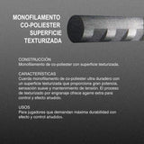 Set Cuerda Tenis POLYMO TOUR ROUGH 1.30 / 16 Plata