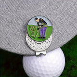 Marcador de Pelota Golf Magnético Just Tap It In Back9