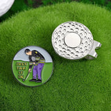 Marcador de Pelota Golf Magnético Just Tap It In Back9