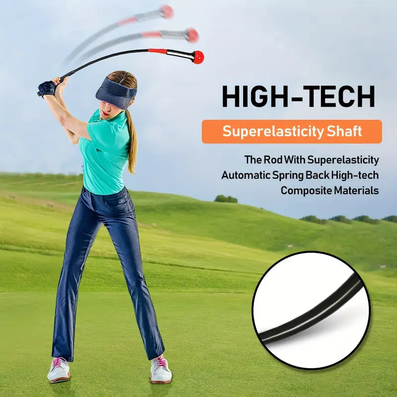 Palo de Entrenamiento Fuerza Agarre Tempo y Flexibilidad Swing de Golf