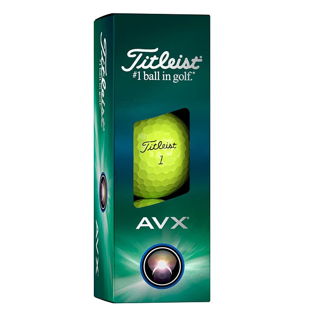 Pelotas de Golf Titleist AVX Docena Amarillas