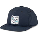 Ping Play Your Best Flex Gorro de Golf (Azul Marino, Ajustable)