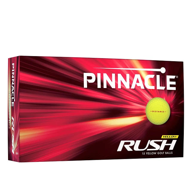 Pelotas de Golf Pinnacle Rush 15 Unidades Amarillas