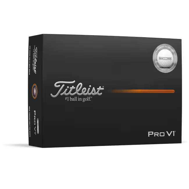 Pelotas de Golf Titleist ProV1 2026 Docena Enhanced Alignment