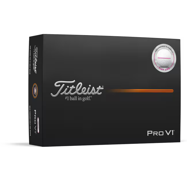 Pelotas de Golf Titleist ProV1 2026 Docena Performance Align Pink