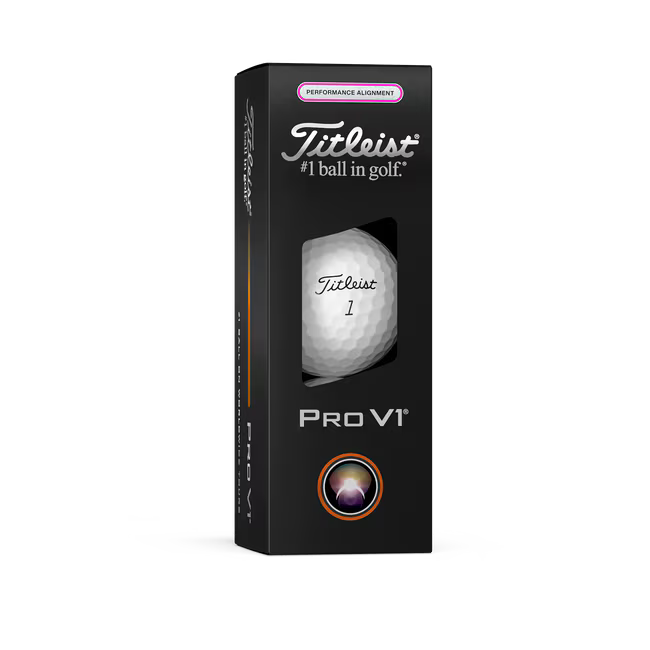 Pelotas de Golf Titleist ProV1 2026 Docena Performance Align Pink