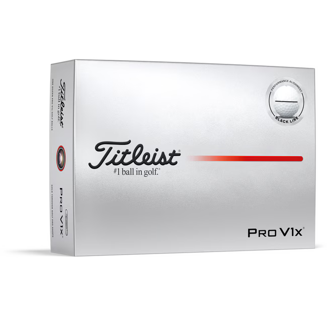 Pelotas de Golf Titleist ProV1x 2026 Docena Performance Align Negro