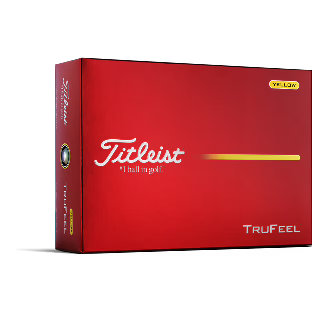 Pelotas de Golf Titleist TruFeel Docena Amarillas
