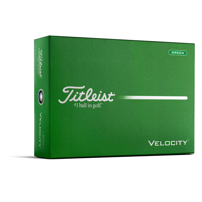 Pelotas de Golf Titleist Velocity Docena 2026 Verde