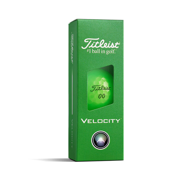 Pelotas de Golf Titleist Velocity Docena 2026 Verde