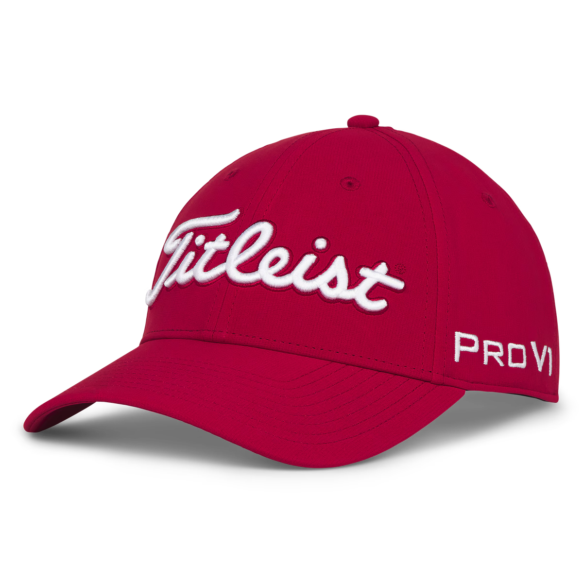 Gorro Titleist Tour Performance Rojo Blanco