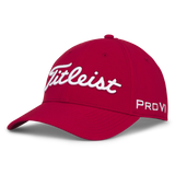 Gorro Titleist Tour Performance Rojo Blanco