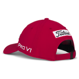 Gorro Titleist Tour Performance Rojo Blanco