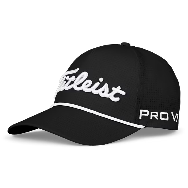 Gorro Titleist Tour Rope Negro/Blanco