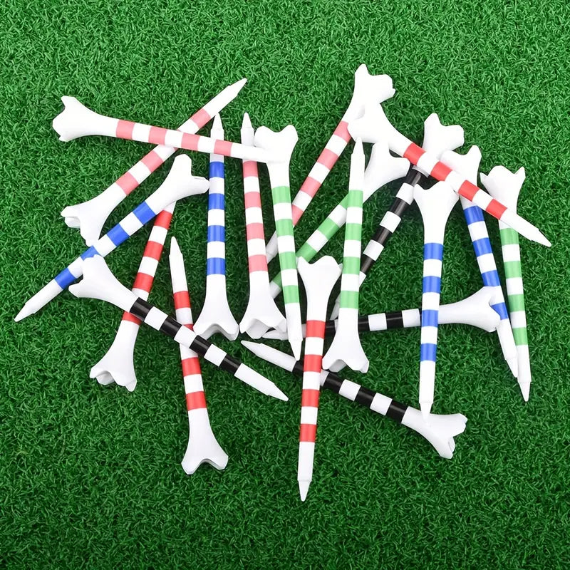 Tee Plásticos de Golf 70mm Pack de 20 Back9 Blanco Negro