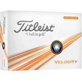 Pelotas de Golf Titleist Velocity Docena Naranjas